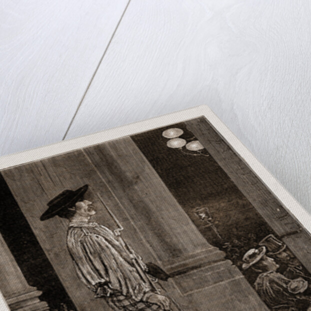 A National Guard Sentry Before The Hotel De Ville, Seville by Anonymous