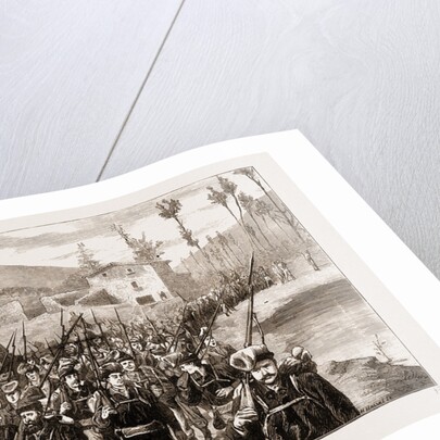 Republican Volunteers In Pursuit Of Carlists In The Catalonian Mountain, Spain 1873 by Anonymous