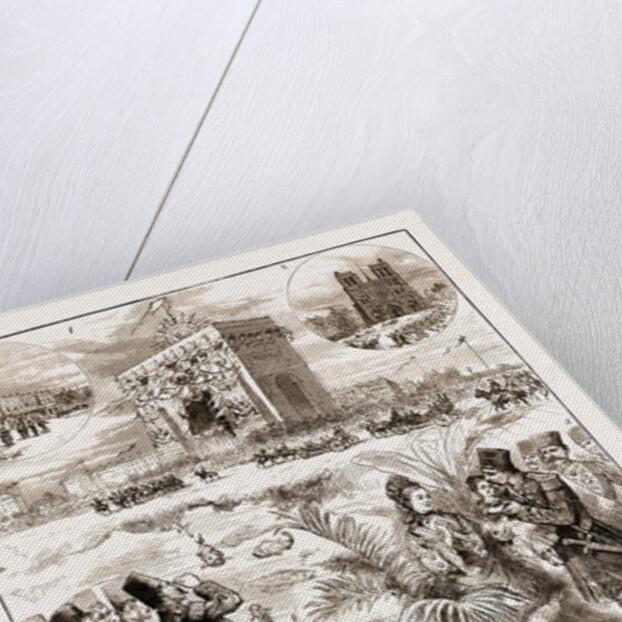 The Shah Of Persia (iran) In Paris France 1873 by Anonymous