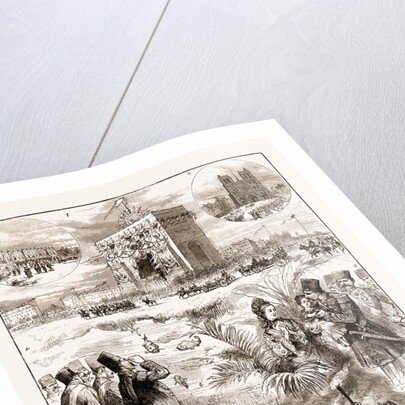 The Shah Of Persia (iran) In Paris France 1873 by Anonymous