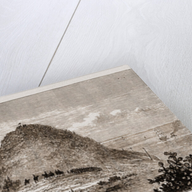 Signalling The Enemy From Sugar-loaf Hill, Military Manoeuvres In Bermuda 1873 by Anonymous