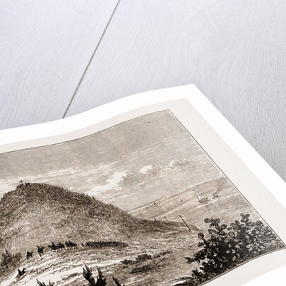 Signalling The Enemy From Sugar-loaf Hill, Military Manoeuvres In Bermuda 1873 by Anonymous