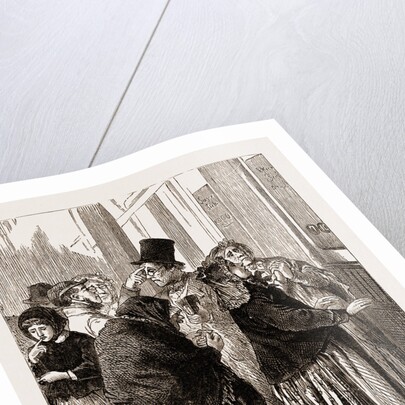 Before The Lottery Office, Vienna Austria 1873 by Anonymous