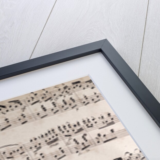 handwritten sheet music by Anonymous