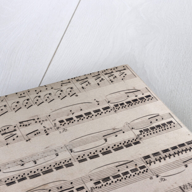 handwritten sheet music by Anonymous