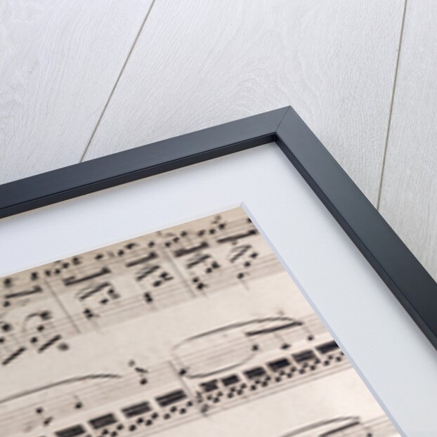 handwritten sheet music by Anonymous