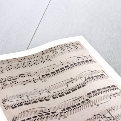 handwritten sheet music by Anonymous