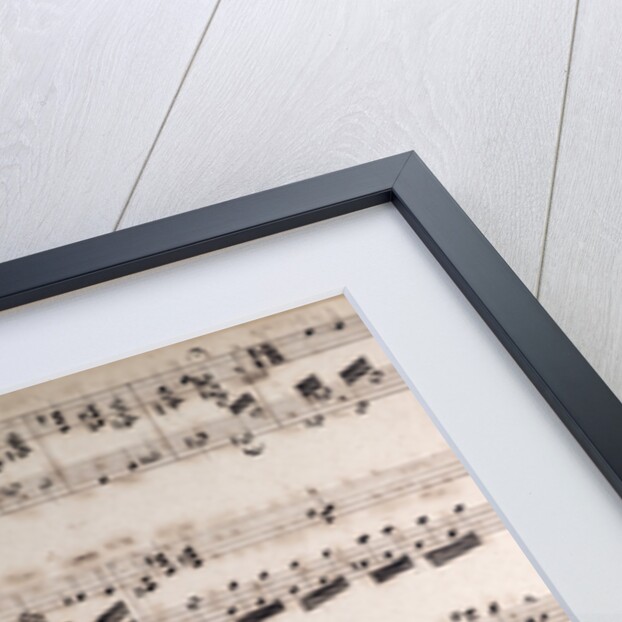 Handwritten sheet music by Anonymous