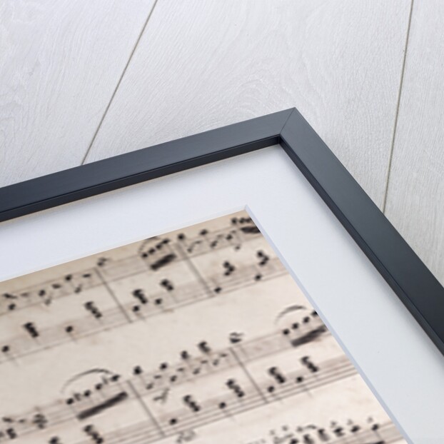 Handwritten sheet music by Anonymous