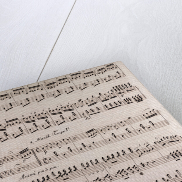 Handwritten sheet music by Anonymous