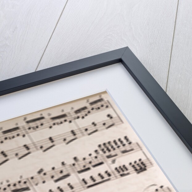 Handwritten sheet music by Anonymous