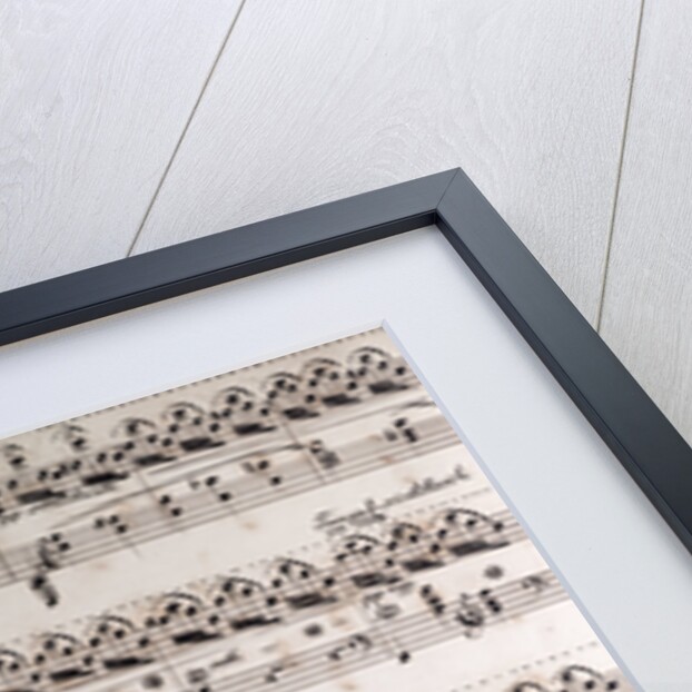 Handwritten sheet music, Tempo scintillante by Anonymous