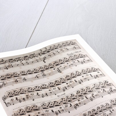 Handwritten sheet music, Tempo scintillante by Anonymous