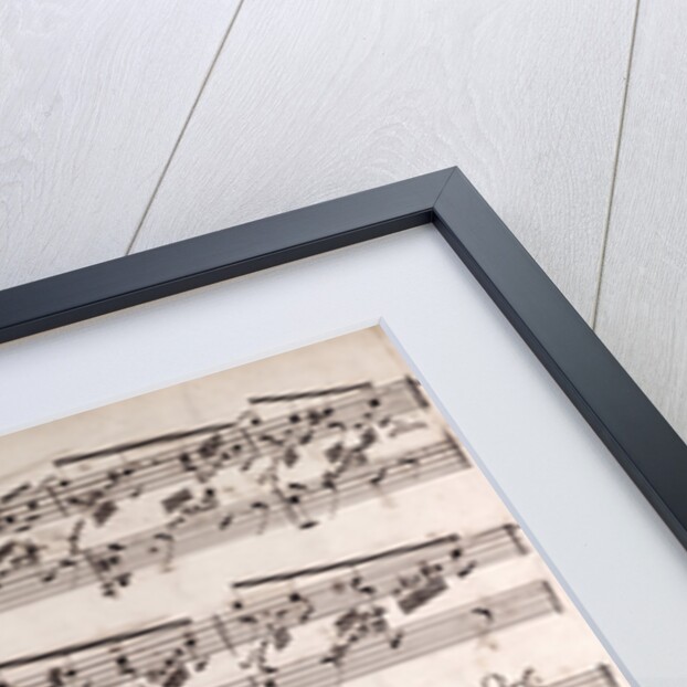 Handwritten sheet music, crecendo, grazioso by Anonymous