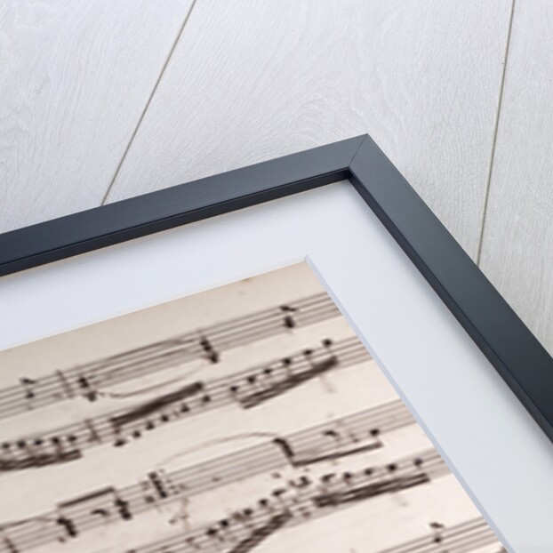 Handwritten sheet music by Anonymous