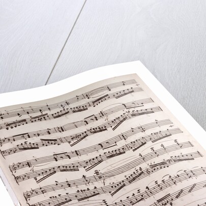 Handwritten sheet music by Anonymous