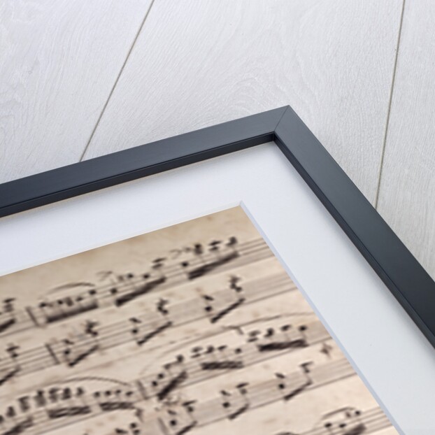Handwritten sheet music by Anonymous