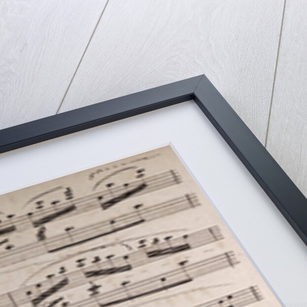 Handwritten sheet music by Anonymous