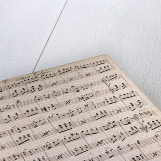 Handwritten sheet music. galopp by Anonymous