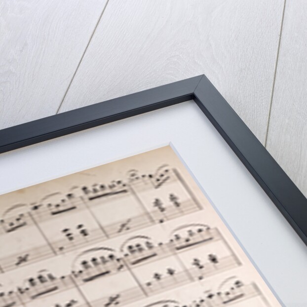 Handwritten sheet music, Polka Mazurka from A. Baur, Polka Mazurka da Capo by Anonymous