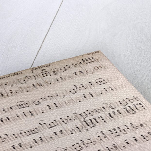 Alpenroslein, Tyrolienne, Handwritten sheet music by Anonymous