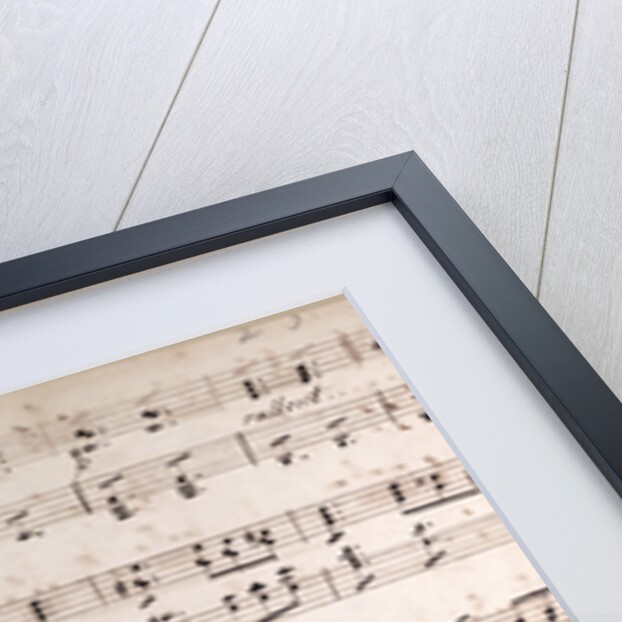 Handwritten sheet music by Anonymous