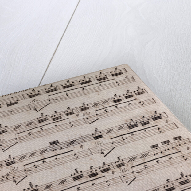 Handwritten sheet music by Anonymous