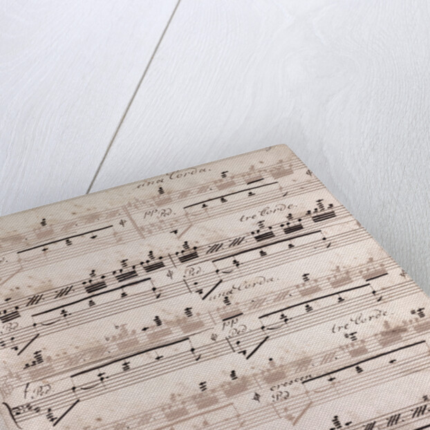Handwritten sheet music by Anonymous