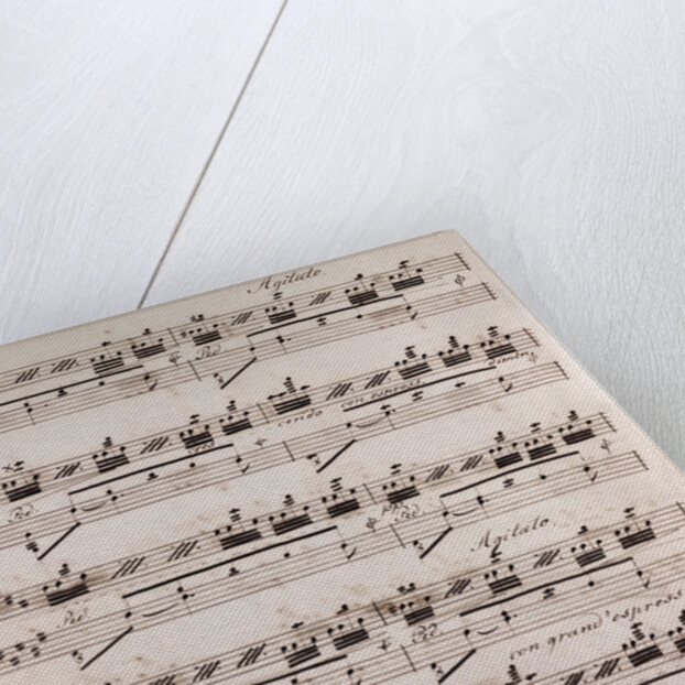 Handwritten sheet music by Anonymous