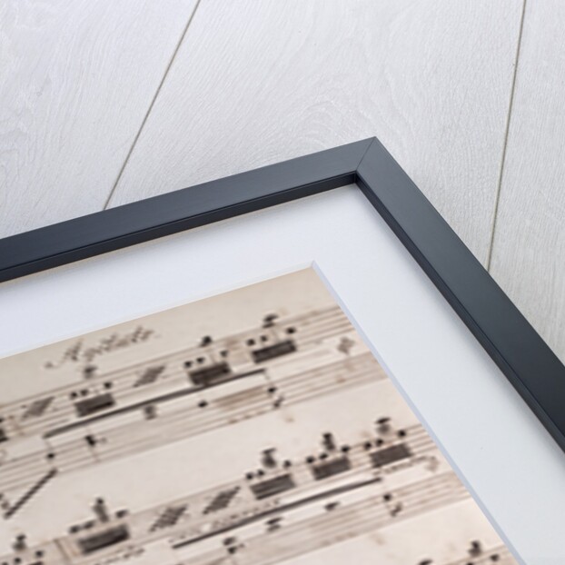 Handwritten sheet music by Anonymous