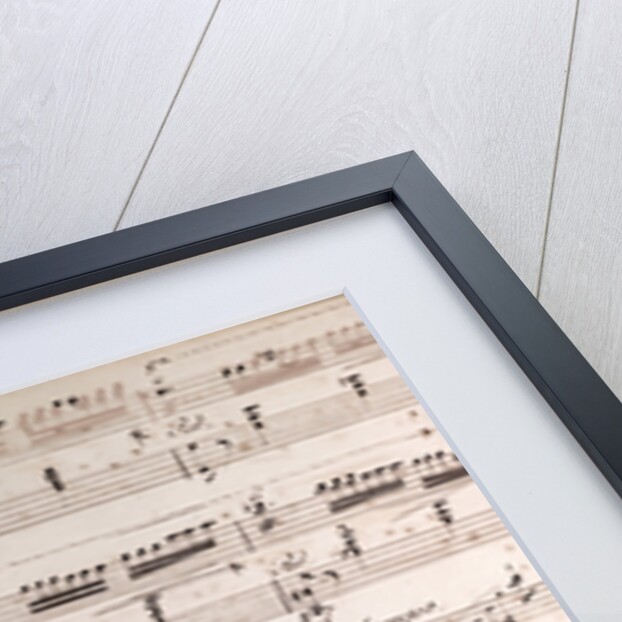 Handwritten sheet music by Anonymous