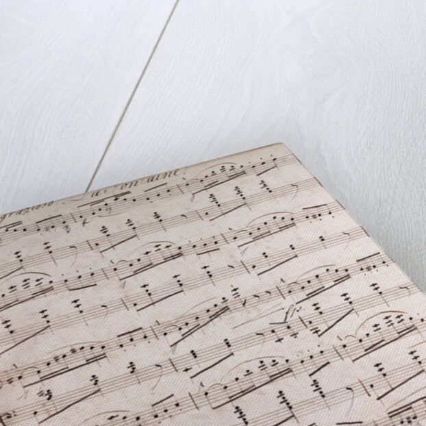 Handwritten sheet music by Anonymous