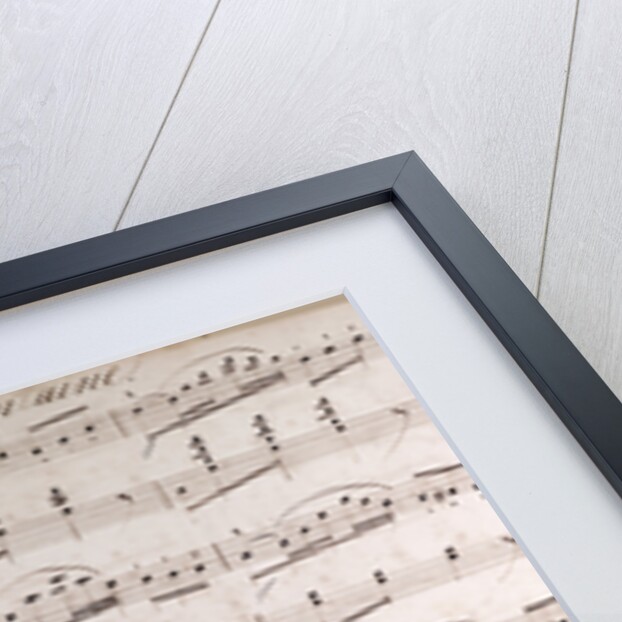 Handwritten sheet music by Anonymous