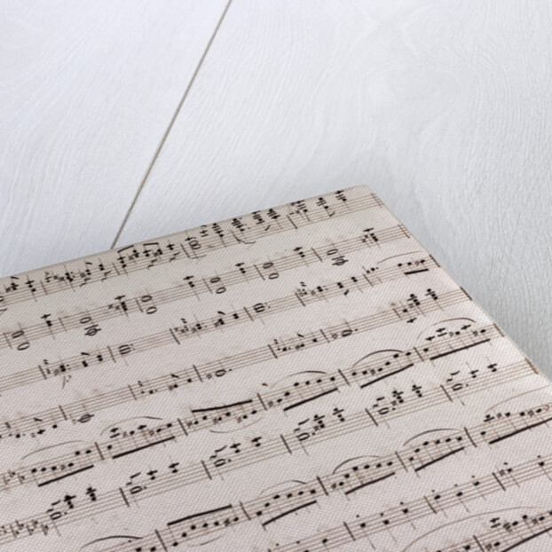 Handwritten sheet music by Anonymous