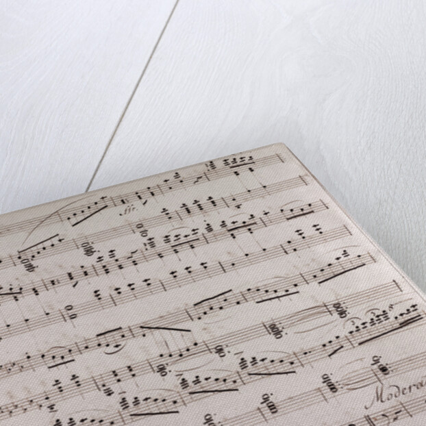 Handwritten sheet music by Anonymous