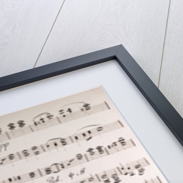 Handwritten sheet music, ouverture poco andante, secondo by Anonymous