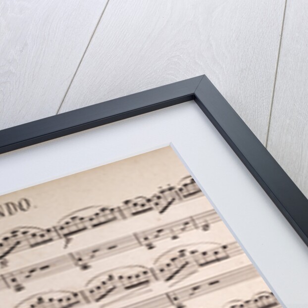 Handwritten sheet music, sonatina seconda, moderato e con amore, dolce legato by Anonymous