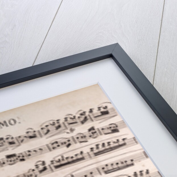 Handwritten sheet music, andantino quasi adagio by Anonymous