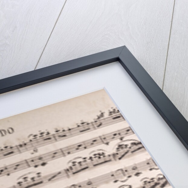 Handwritten sheet music, trio secondo by Anonymous
