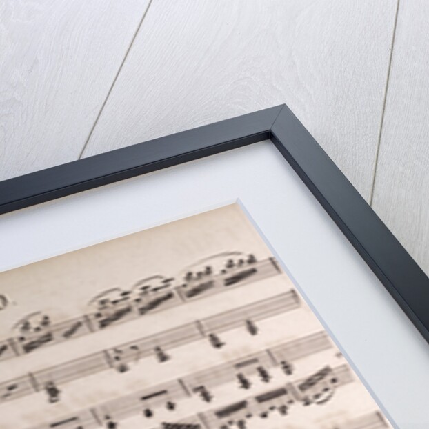 Handwritten sheet music by Anonymous