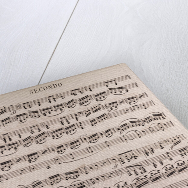 Handwritten sheet music by Anonymous