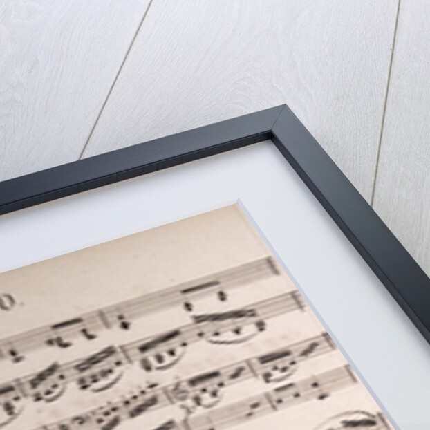 Handwritten sheet music by Anonymous