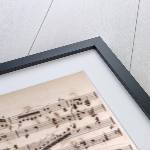 Handwritten sheet music by Anonymous