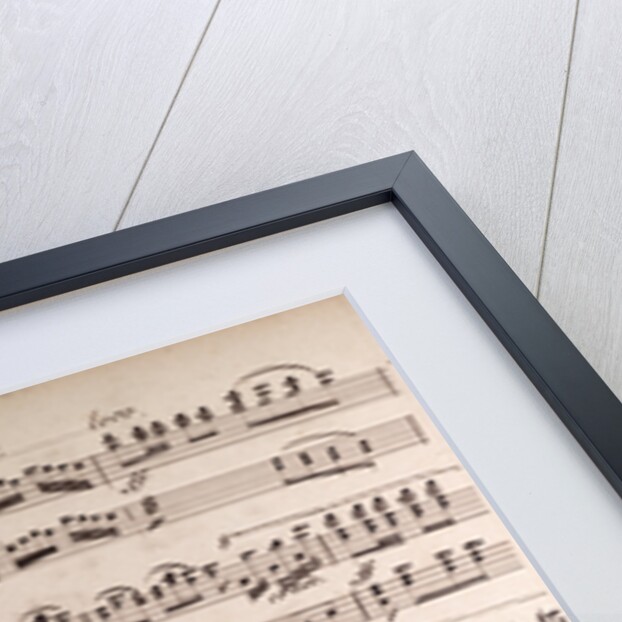 Handwritten sheet music by Anonymous