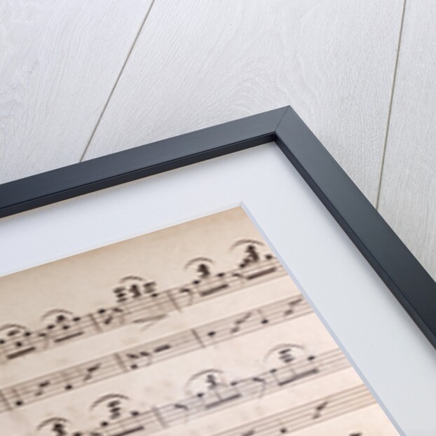 Handwritten sheet music by Anonymous