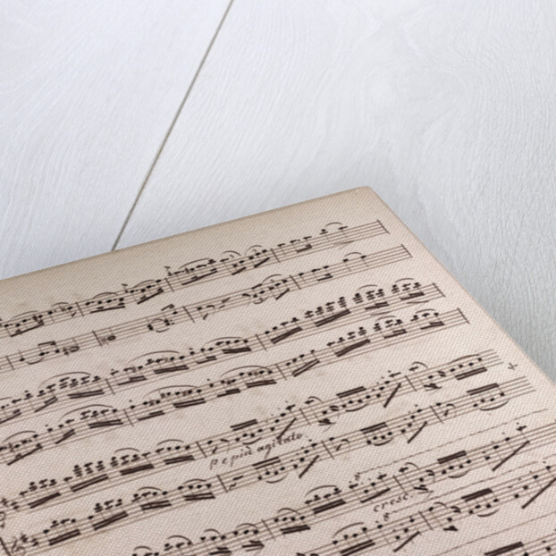 Handwritten sheet music by Anonymous