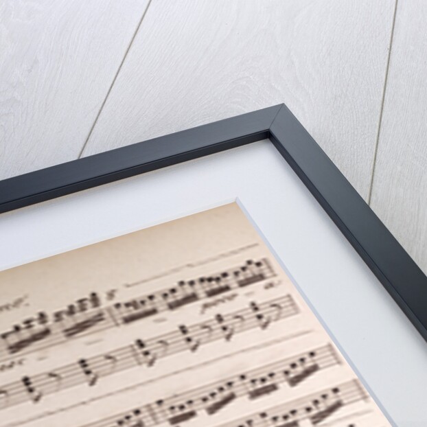 Handwritten sheet music by Anonymous