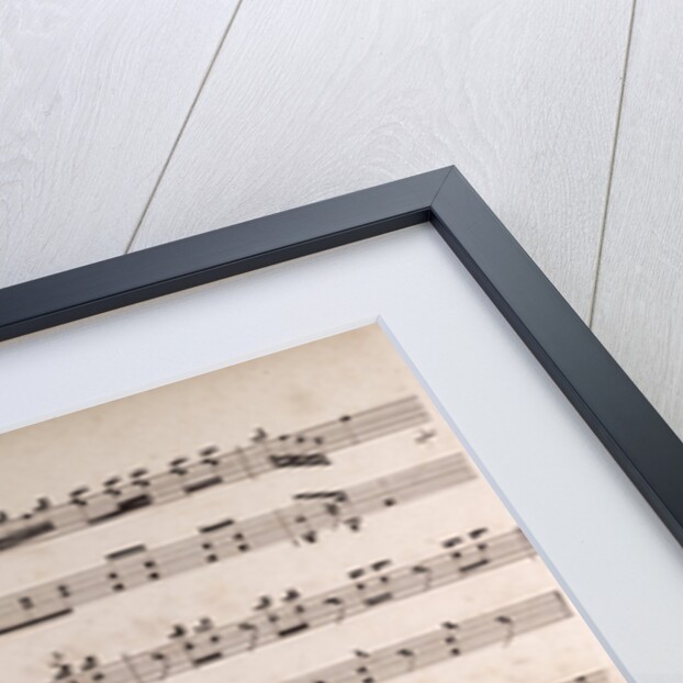 Handwritten sheet music by Anonymous