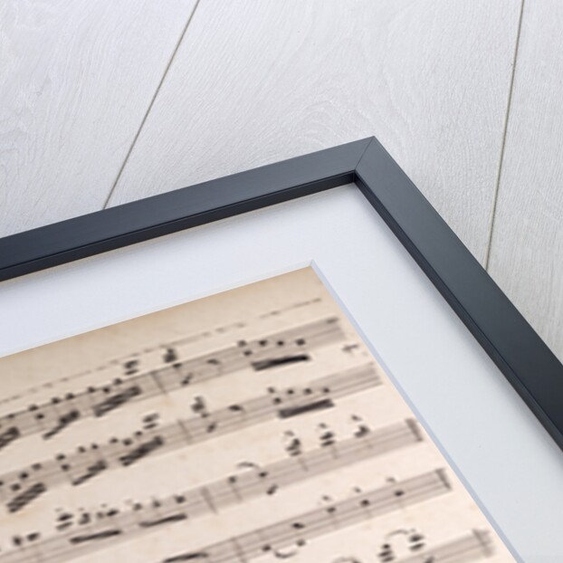 Handwritten sheet music by Anonymous