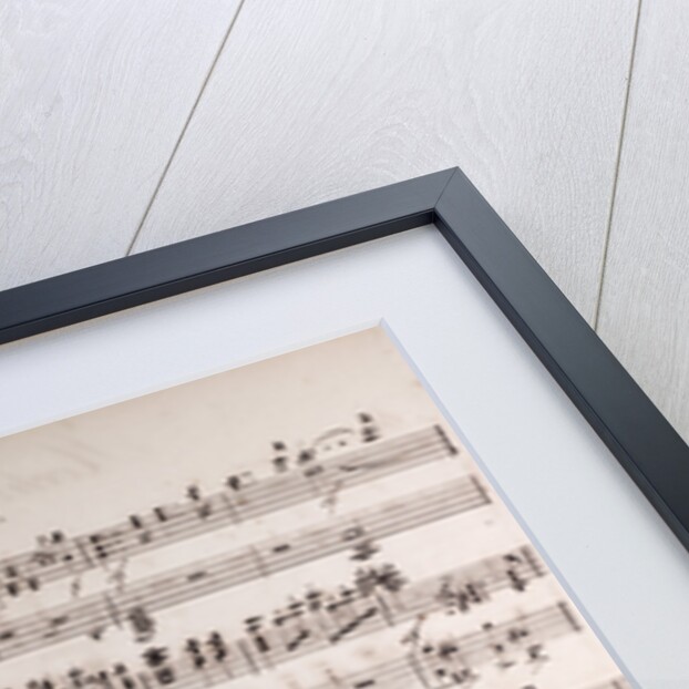 Handwritten sheet music by Anonymous